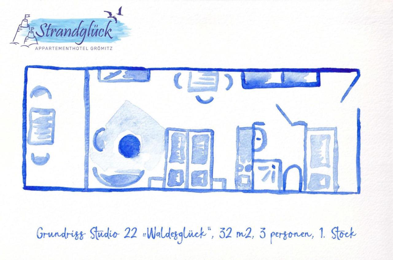 Studio 22 "Waldesglueck" Apartment Groemitz Exterior photo